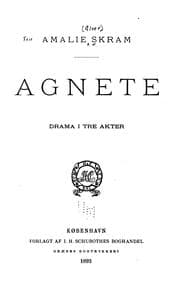 Tapa de Agnete: drama i tre akter