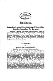 Tapa de Allgemeine und theoretische Volkswirtschaftslehre oder Sozialökonomik ..