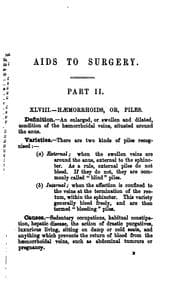 Tapa de Aids to surgery. [2 issues of pt. 1]