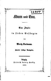 Tapa de Adam und Eva: Eine Idylle in sieben Gesänge