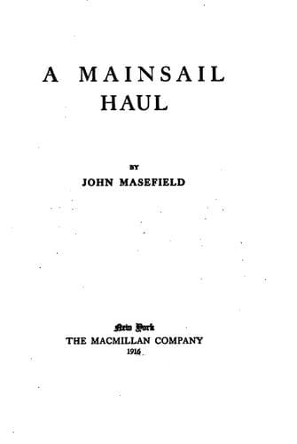 Tapa de A Mainsail Haul