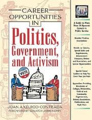 Tapa de Career opportunities in politics, government, and activism