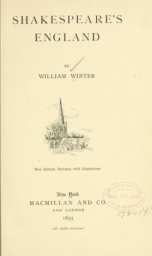 Tapa de Shakespeare's England
