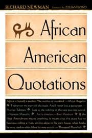 Tapa de African American quotations