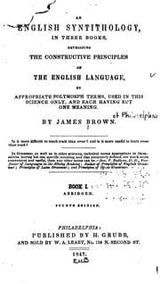 Tapa de An English Syntithology