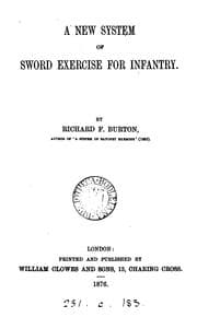 Tapa de A new system of sword exercise for infantry