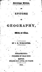 Tapa de An Epitome of Geography, with an Atlas