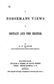 Tapa de A Norseman's Views of Britain and the British