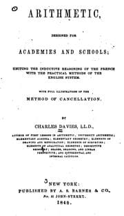 Tapa de Arithmetic: Designed for Academies and Schools, Uniting the Inductive Reasoning of the French ..