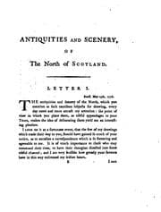 Tapa de Antiquities & Scenery of the North of Scotland, in a Series of Letters to ..