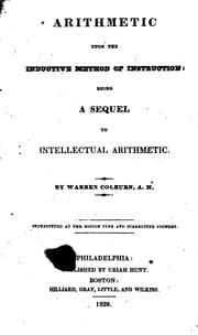 Tapa de Arithmetic Upon the Inductive Method of Instruction ...: Stereotyped at the Boston Type and ..