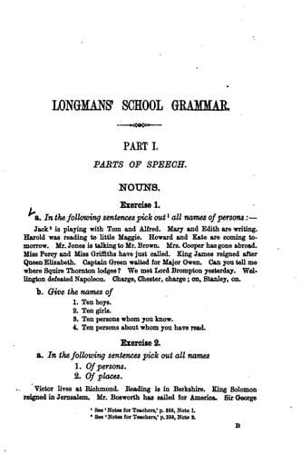 Tapa de A School Grammar