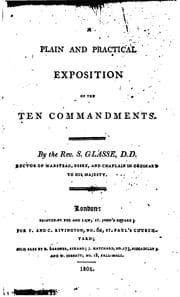 Tapa de A plain and practical exposition of the Ten commandments