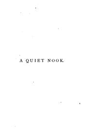 Tapa de A quiet nook in the Jura, by the author of 'Doctor Antonio'