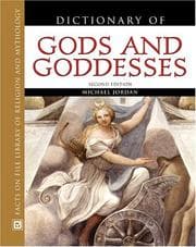 Tapa de Dictionary of gods and goddesses