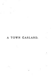 Tapa de A town garland, a collection of lyrics