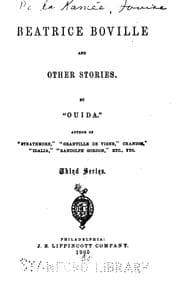Tapa de Beatrice Boville and Other Stories