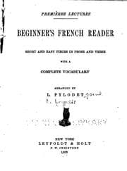 Tapa de Beginner's French reader: short and easy pieces in prose and verse with a complete vocabulary