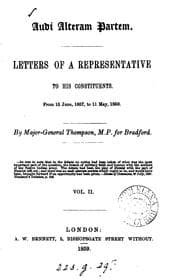 Tapa de Audi alteram partem, letters of a representative to his constituents