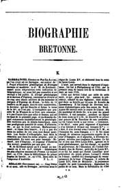 Tapa de Biographie bretonne