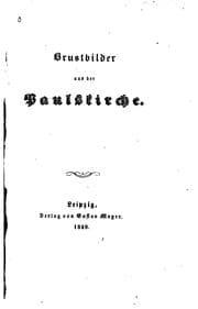 Tapa de Brustbilder aus der Paulskirche