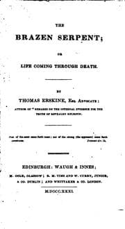 Tapa de The Brazen Serpent: Or, Life Coming Through Death