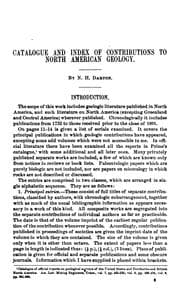Tapa de Catalogue and index of contributions to North American geology, 1732-1891