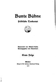 Tapa de Bunte Bühne: Fröhliche Tonkunst