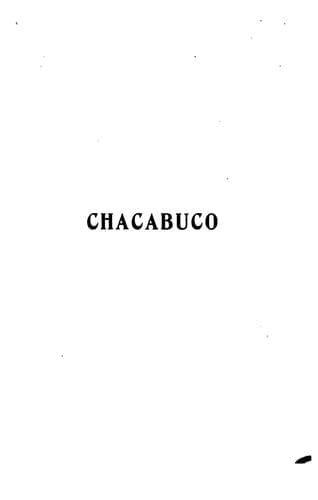 Tapa de Chacabuco: Drama histórico