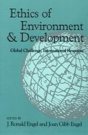 Tapa de Ethics of environment and development