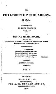 Tapa de The children of the abbey