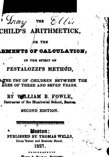 Tapa de The Child's Arithmetic
