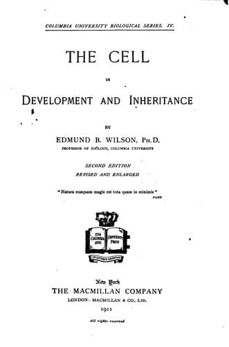 Tapa de The Cell in Development and Inheritance