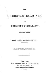 Tapa de The Christian Examiner and Religious Miscellany