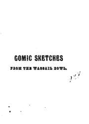 Tapa de Comic sketches from The wassail bowl