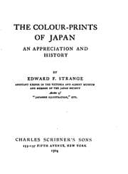 Tapa de The Colour-prints of Japan: An Appreciation and History