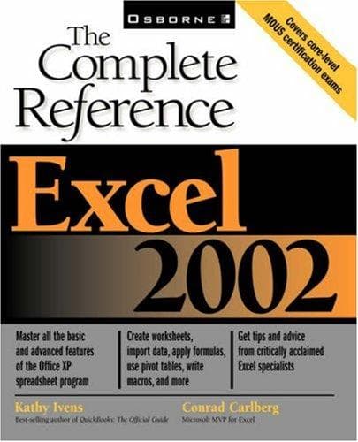 Tapa de Excel 2002