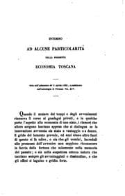 Tapa de Cinque letture di economia toscana lette nell'Accademia dei georgofili dal ..