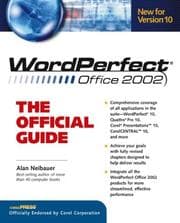 Tapa de WordPerfect Office 2002