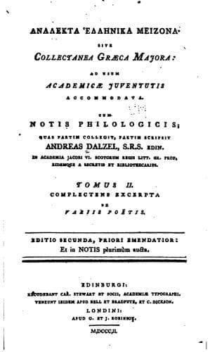 Tapa de Collectanea Graeca