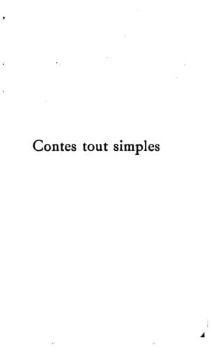 Tapa de Contes tout simple: Illustrations de G. Neymark ..