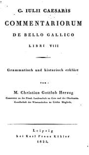 Tapa de Commentariorum de bello Gallico libri VIII,.