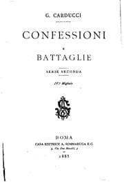Tapa de Confessioni e battaglie: Serie terza
