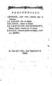 Tapa de Céphise; ou, L'erreur de l'esprit; comédie en un acte et en prose ...: ou L ..