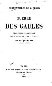 Tapa de Commentaires de J. Cesar: Guerre des Gaules