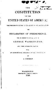 Tapa de The Constitution of the United States of America: The Proximate Causes of Its Adoption and ..