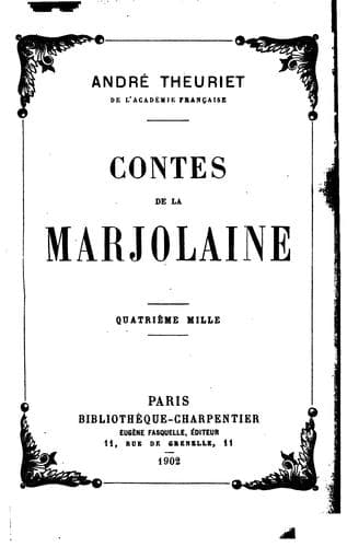 Tapa de Contes de la Marjolaine