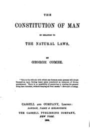 Tapa de The Constitution of Man: In Relation to the Natural Laws