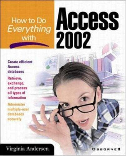 Tapa de How to do everything with Access 2002