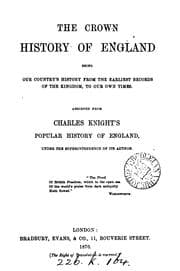 Tapa de The crown history of England
